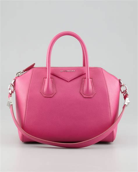 givenchy antigona mini leather satchel bag medium pink|medium antigona soft leather tote.